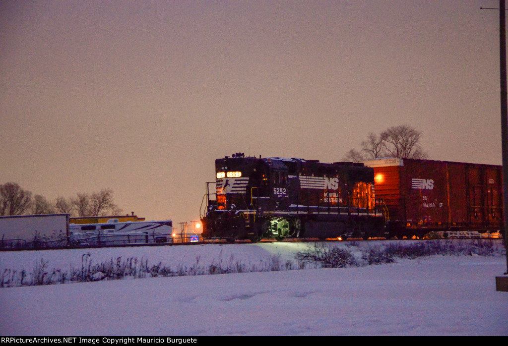 NS GP38-2 High nose Locomotive in the yard